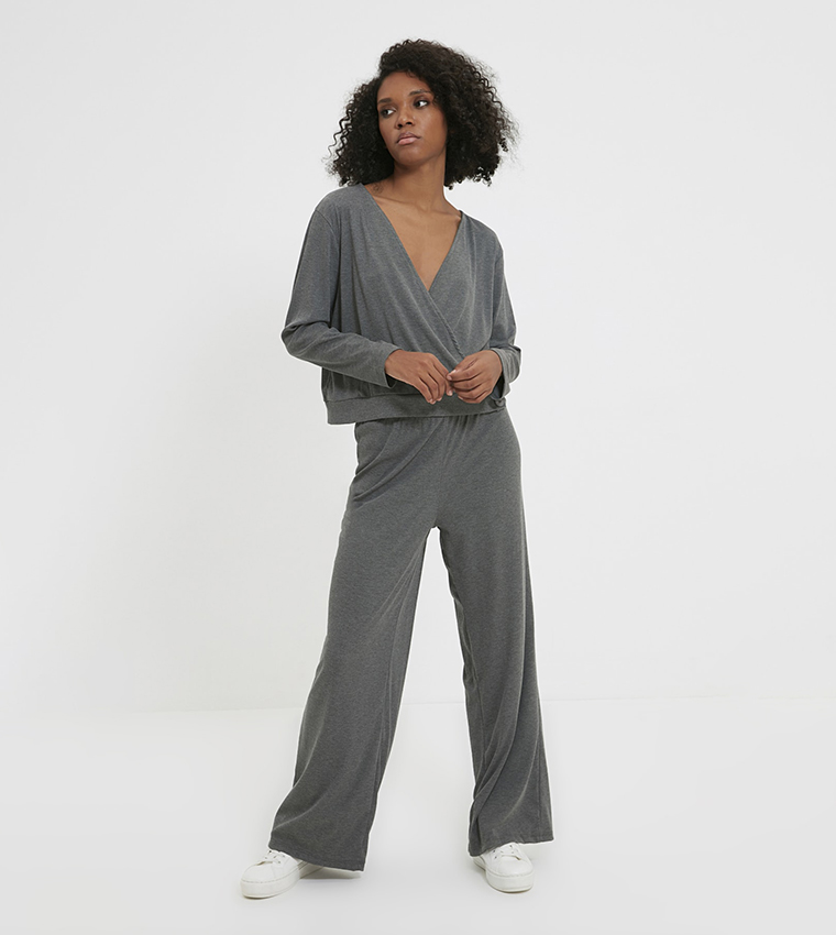 ASOS DESIGN - Camicia aderente in popeline blu con colletto oversize | ASOS