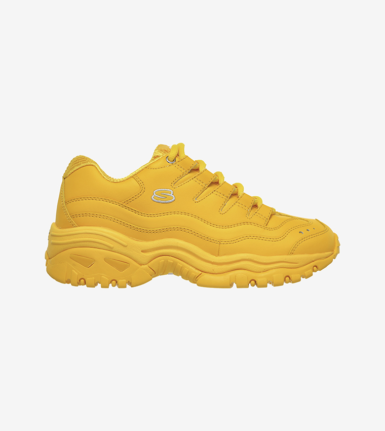Yellow sports shoes cheap
