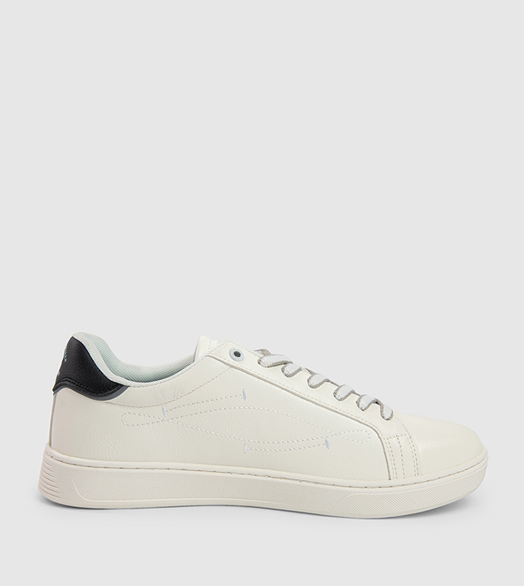 Logo Detail Lace-Up Sneakers