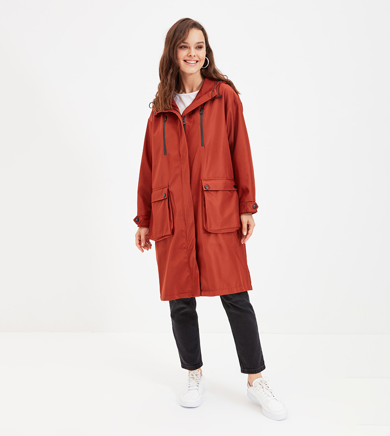 Orange overcoat outlet