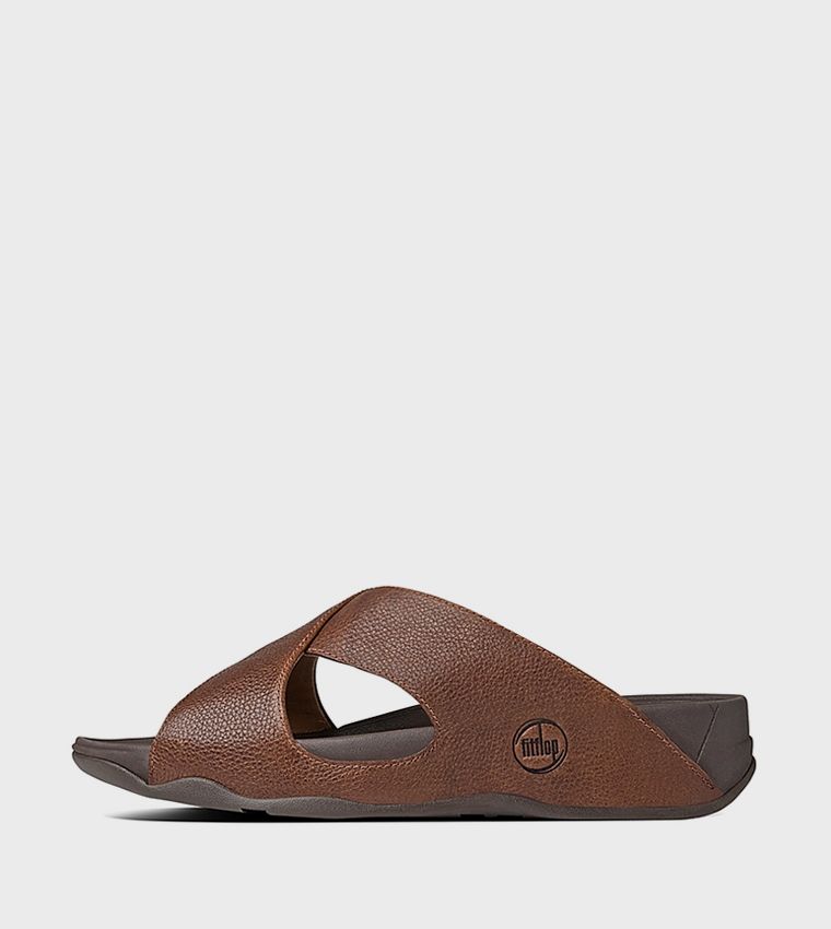Buy FitFlop XOSA Criss Cross Strap Sandals In Brown 6thStreet Qatar