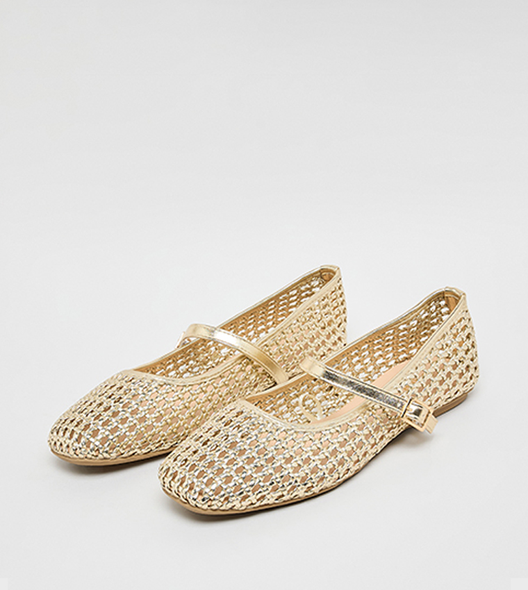 Mesh Mary Jane Shoes