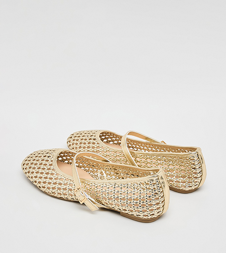 Mesh Mary Jane Shoes