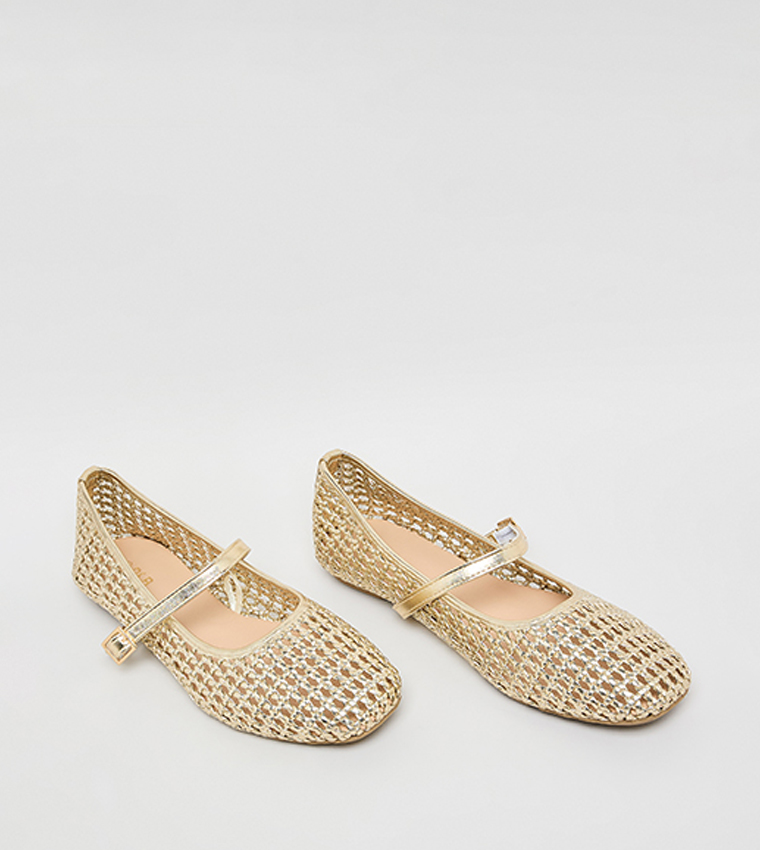 Mesh Mary Jane Shoes
