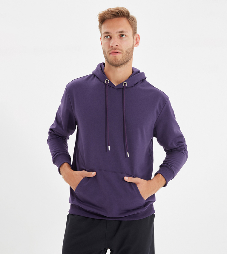 Sweatshirt purple sale