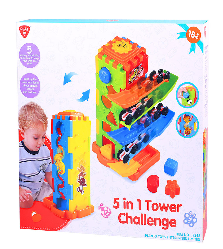 PlayGo:  5 In 1 Tower Challenge - Multi