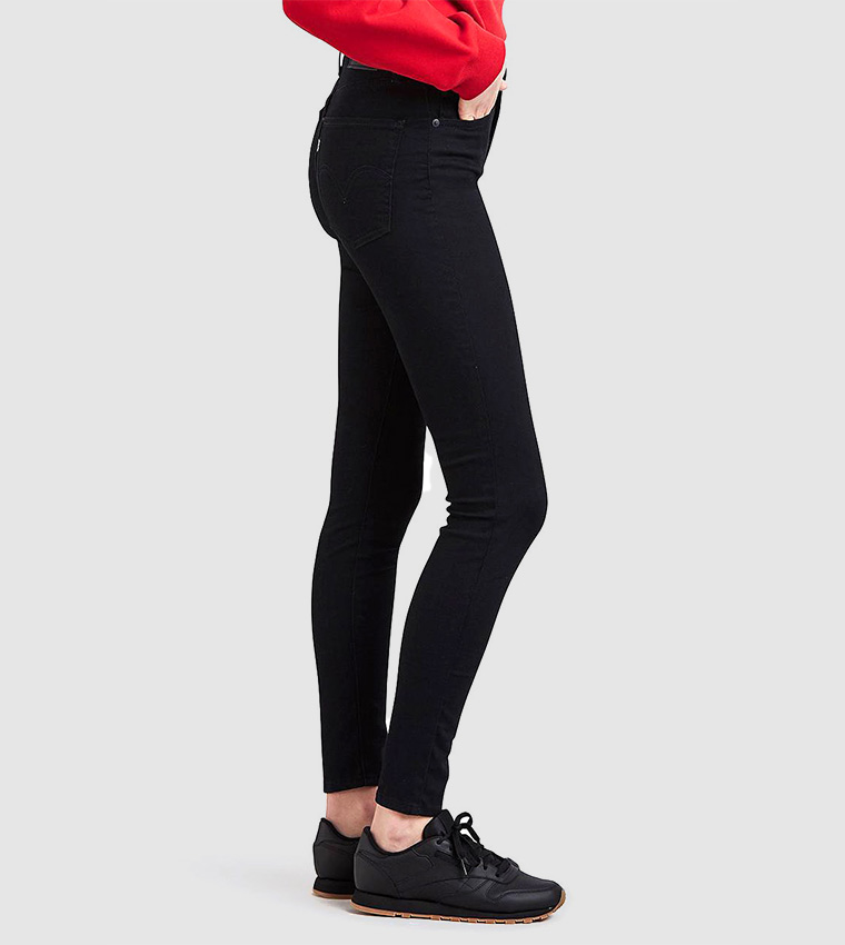 Buy Levi s Mile High Super Skinny Jeans In Black 6thStreet UAE