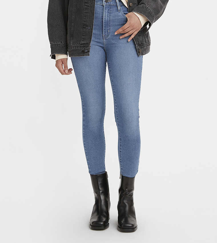 Buy Levi s Mile High Rise Super Skinny Fit Jeans In Indigo