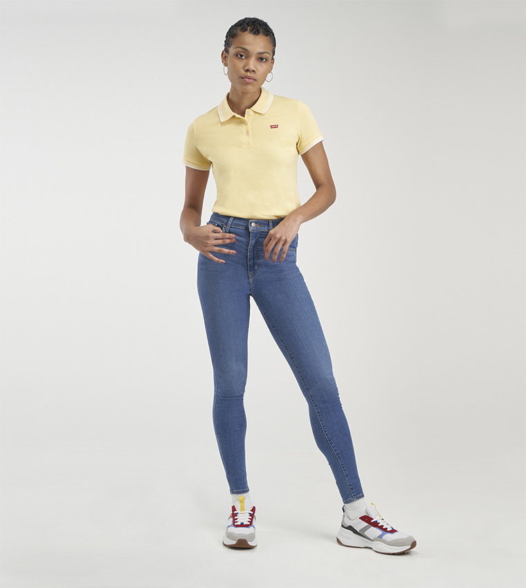 Buy Levi s High Rise Super Skinny Fit Jeans In Blue 6thStreet UAE