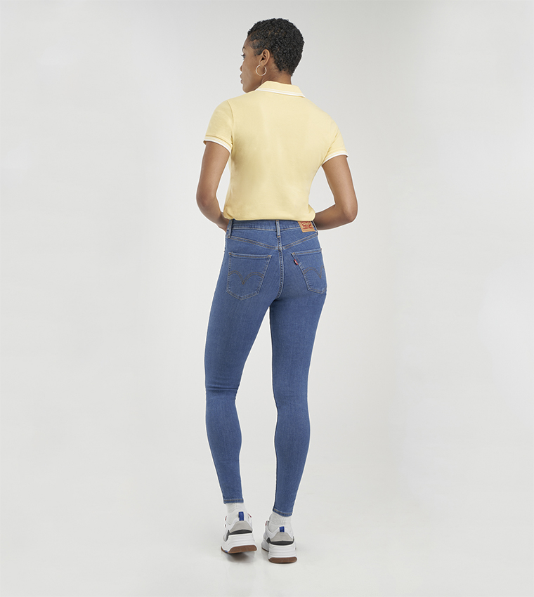 Buy Levi s High Rise Super Skinny Fit Jeans In Blue 6thStreet UAE