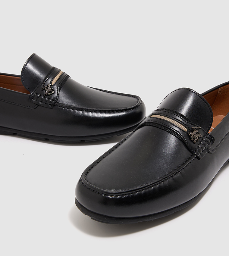 Buy Beverly Hills Polo Club Round Toe Slip On Loafers In  display picture 1