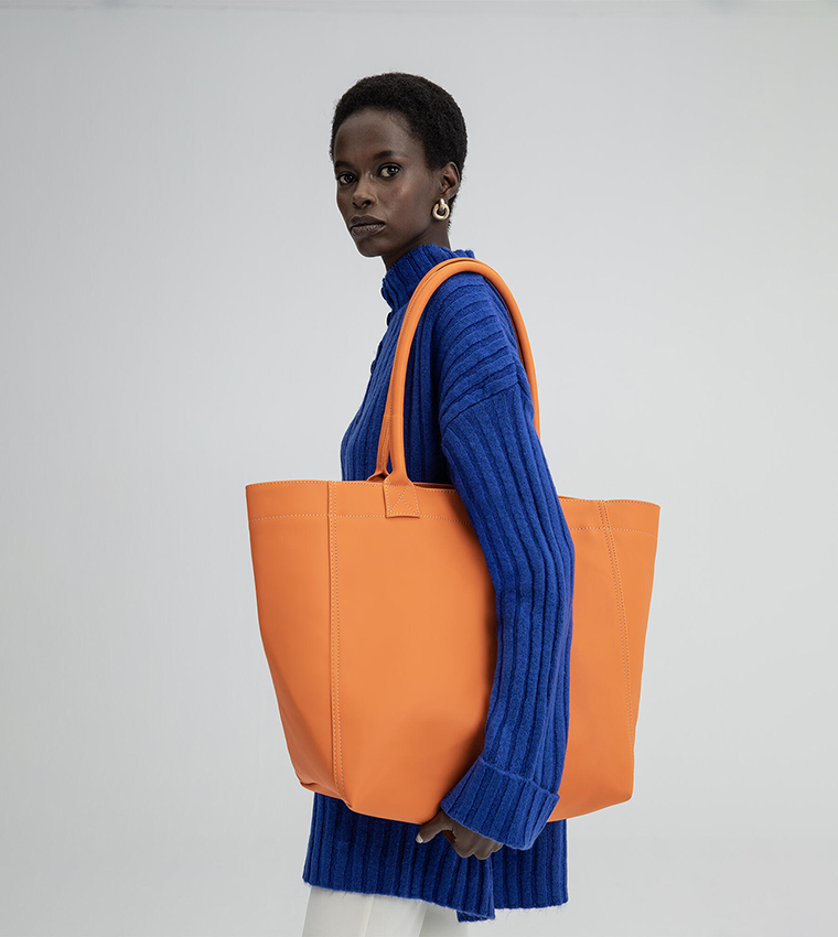 Orange tote discount