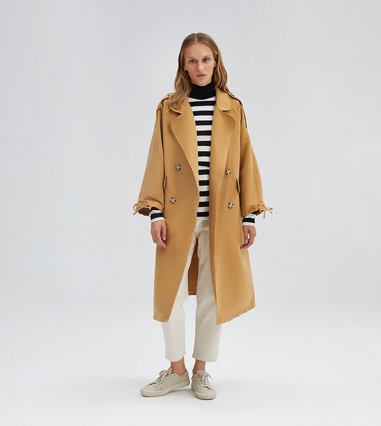 Double Breasted Trench Coat