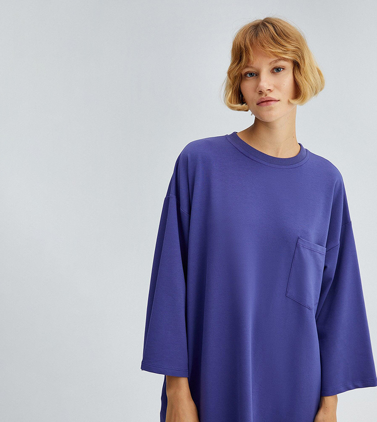 Oversized jersey dress 2025