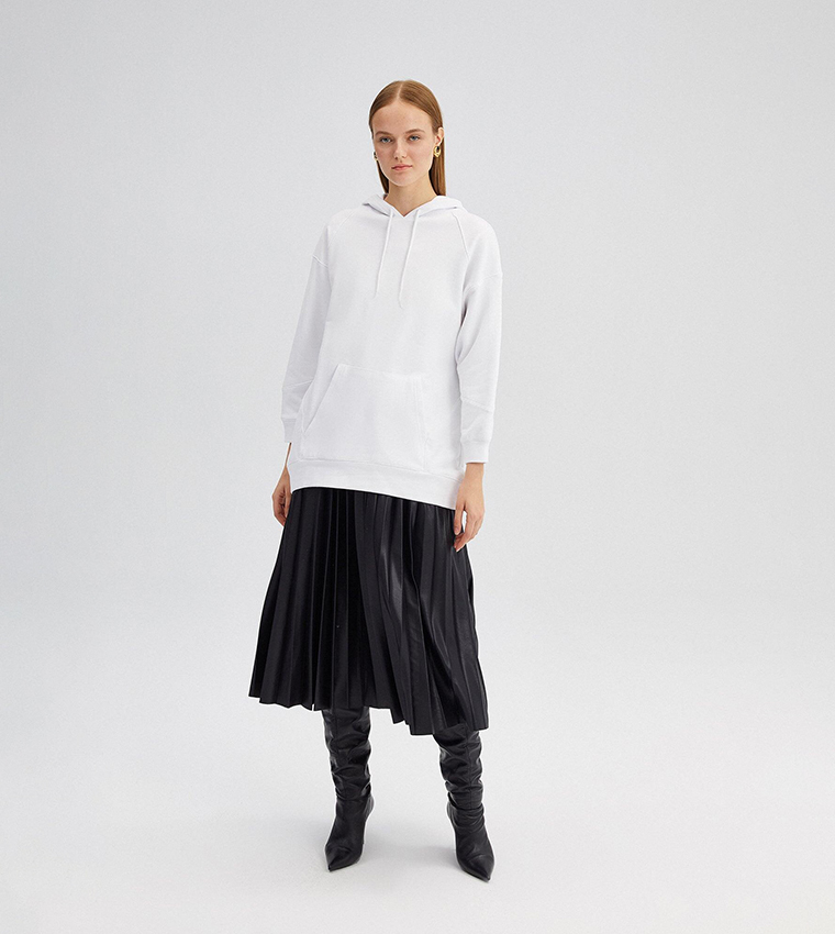 Oversized hooded top new arrivals