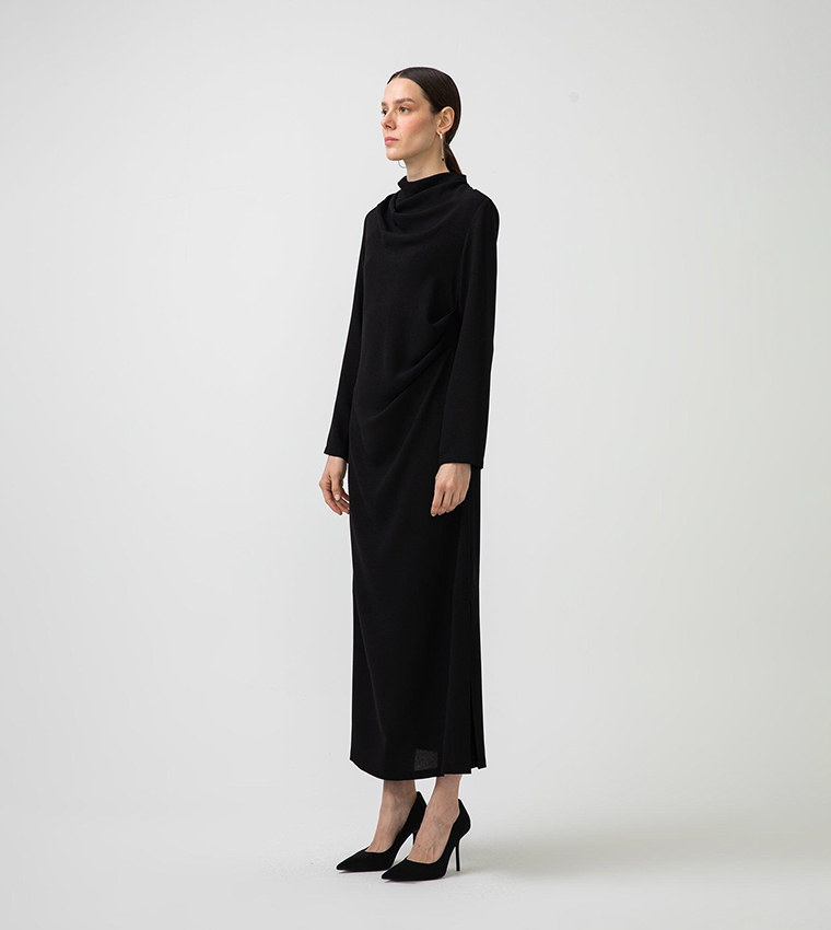 Long sleeve a line dress discount