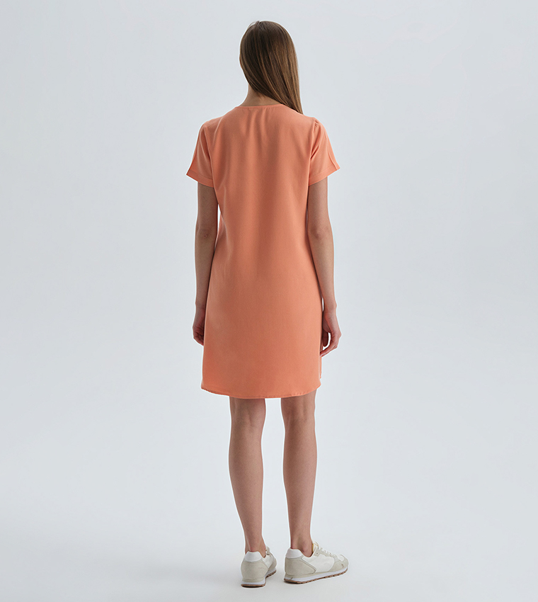 Buy Dagi Casual Midi Dress In Orange 6thStreet UAE