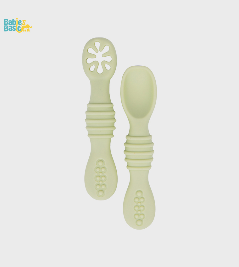 Soft Tip BPA Free Silicone First Stage Training Spoons Set