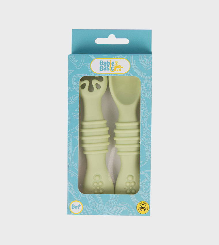 Soft Tip BPA Free Silicone First Stage Training Spoons Set