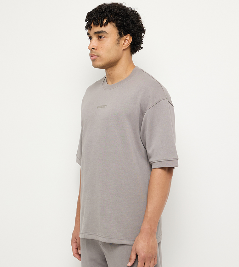 Essential Back Printed Short Sleeves T-Shirt