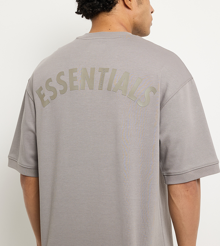 Essential Back Printed Short Sleeves T-Shirt