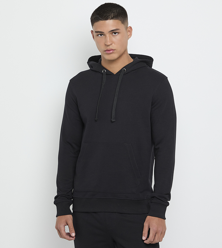 Solid Long Sleeves Hoodie