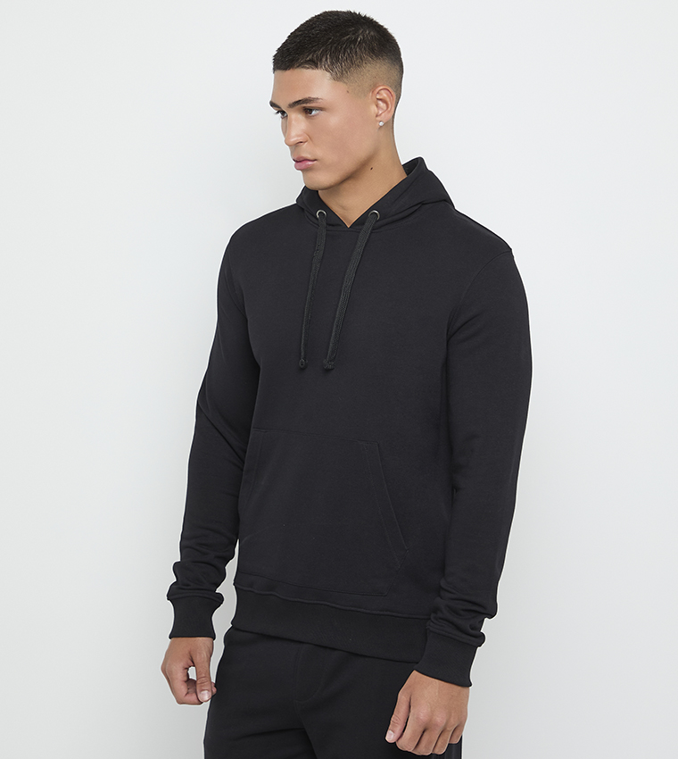 Solid Long Sleeves Hoodie