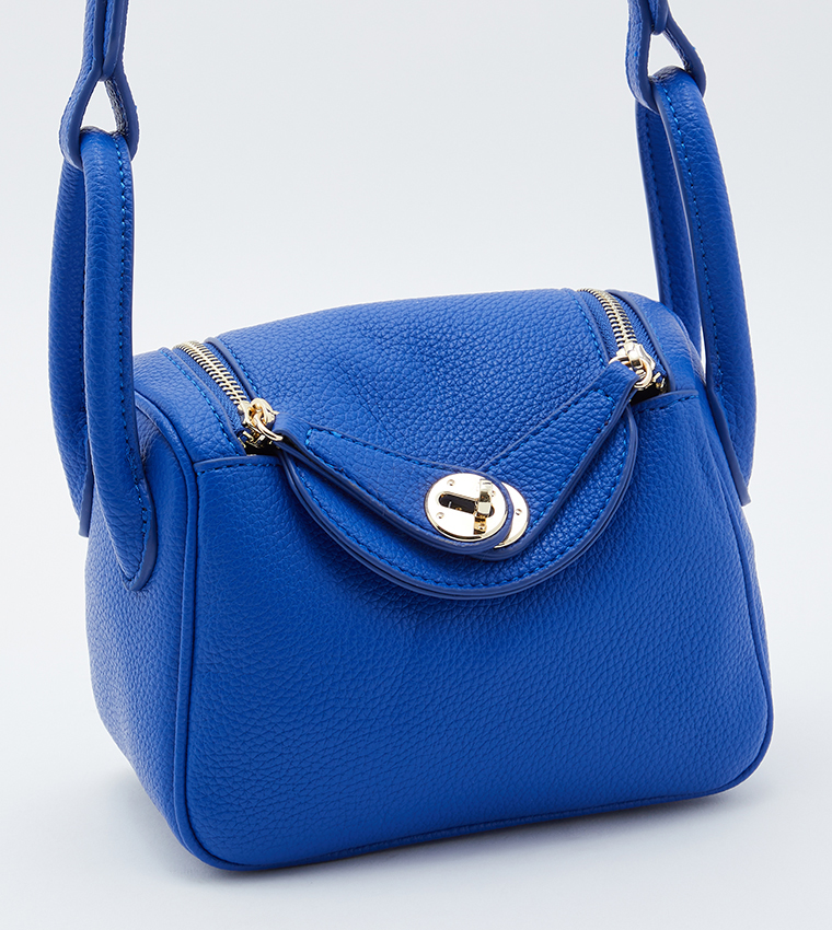 Textured Zippered Crossbody Bag