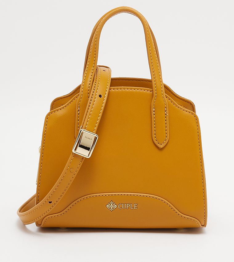 Yellow satchel online purse