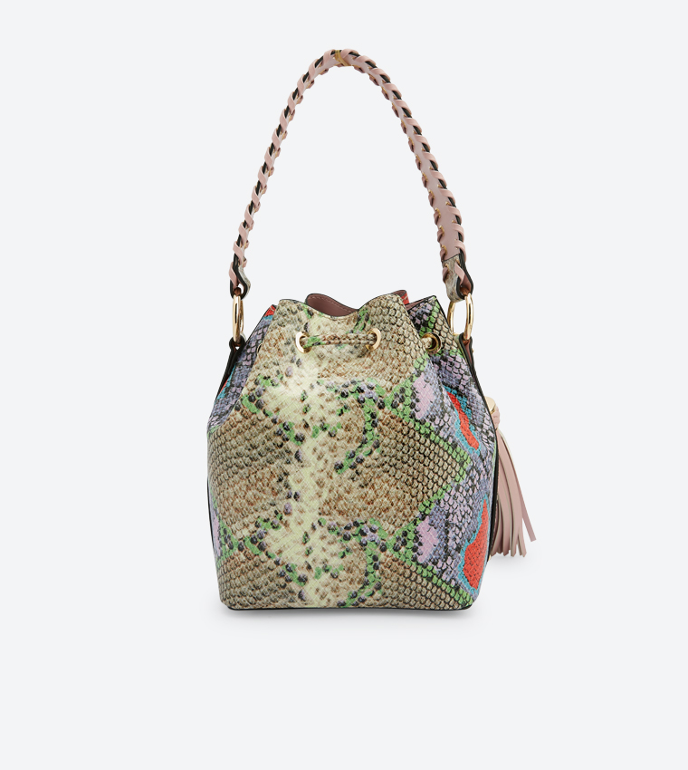 Buy Aldo Dororyth Tassel Details Bucket Bag Multi 23340403 DORORYTH In Multiple Colors 6thStreet Oman