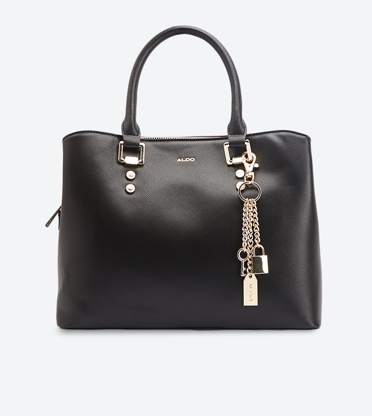 Buy Aldo Legoiri Charm Detail Satchel Bag Black 23340403 LEGOIRI In Black 6thStreet Kuwait