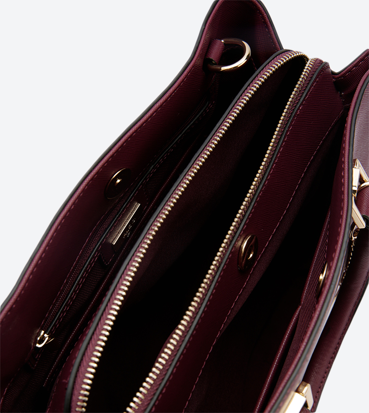 Legoiri Charm Detail Satchel Bag - Red 23340403-LEGOIRI