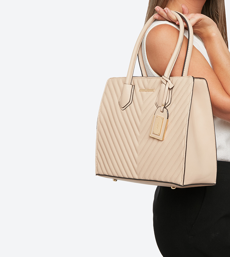 Buy Aldo Oakridge Quilted Tote Bag Natural 23340403 OAKRIDGE In Natural 6thStreet Bahrain