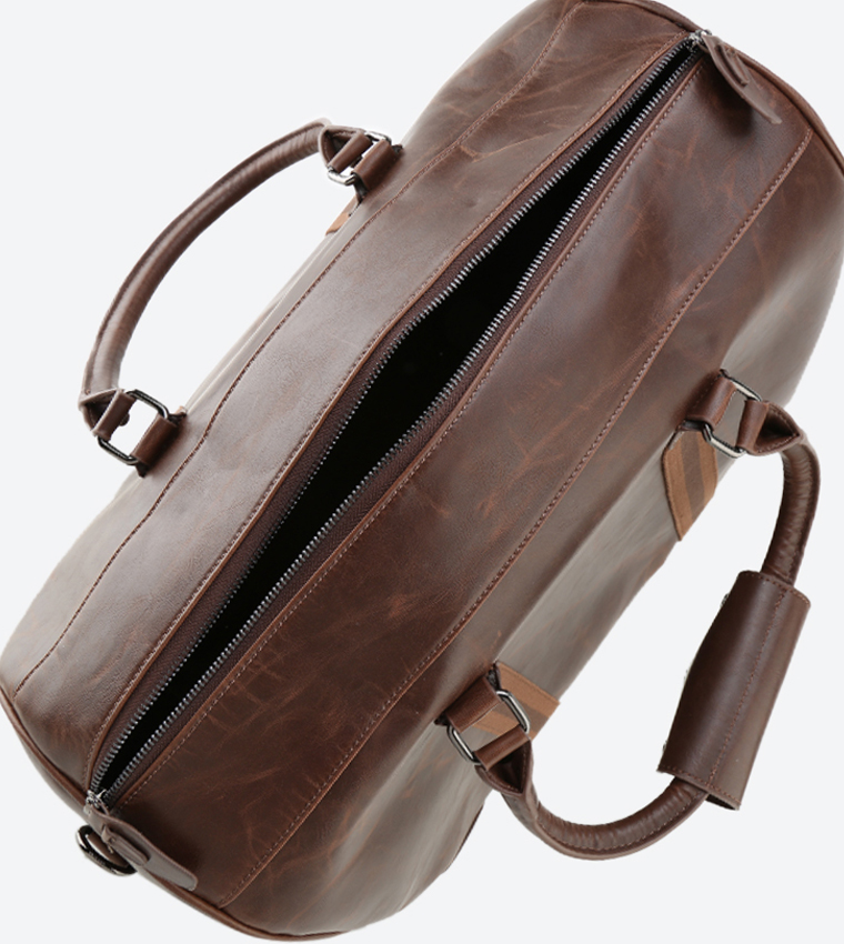 Buy Aldo Roreto Duffle Bag Brown In Brown 6thStreet Saudi Arabia