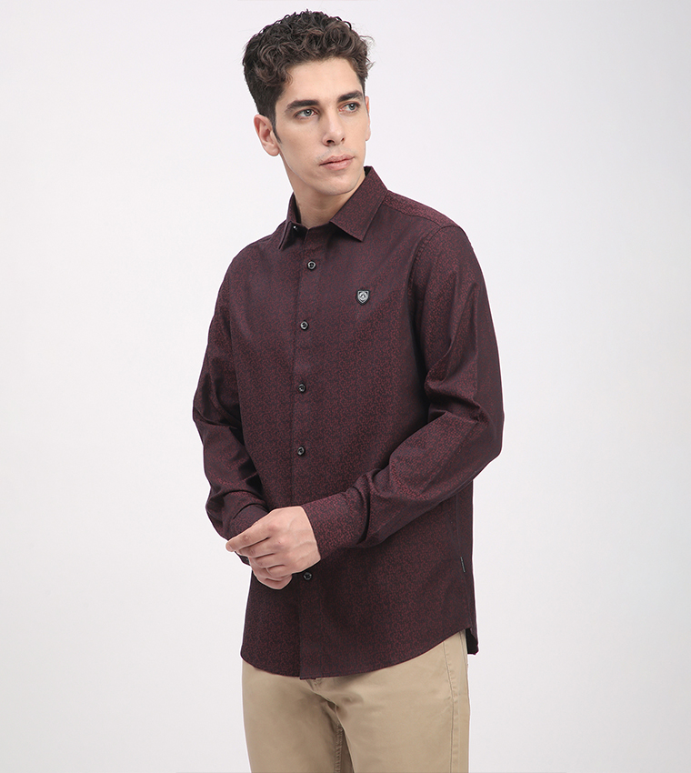 Patterned Long Sleeves Shirt