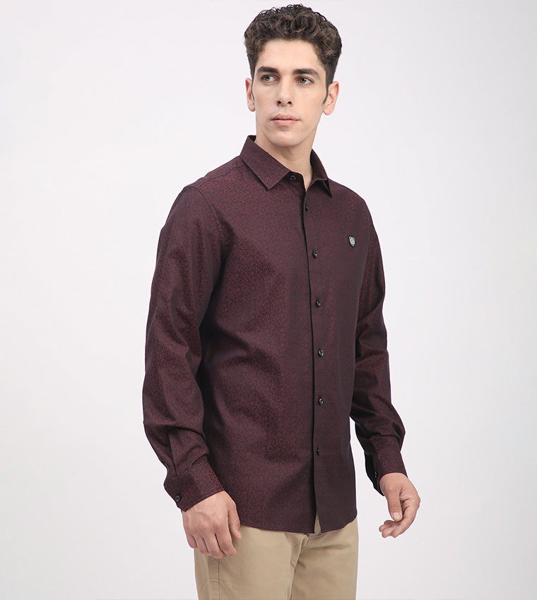 Patterned Long Sleeves Shirt