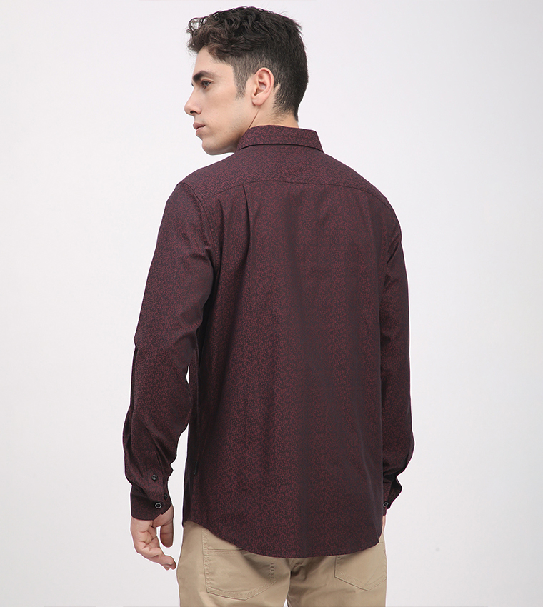 Patterned Long Sleeves Shirt