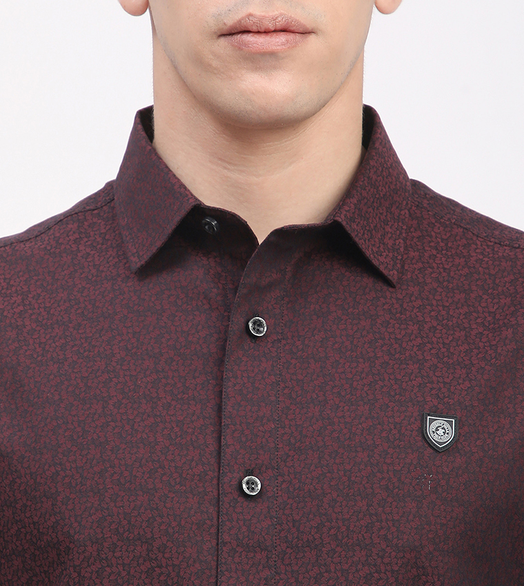 Patterned Long Sleeves Shirt