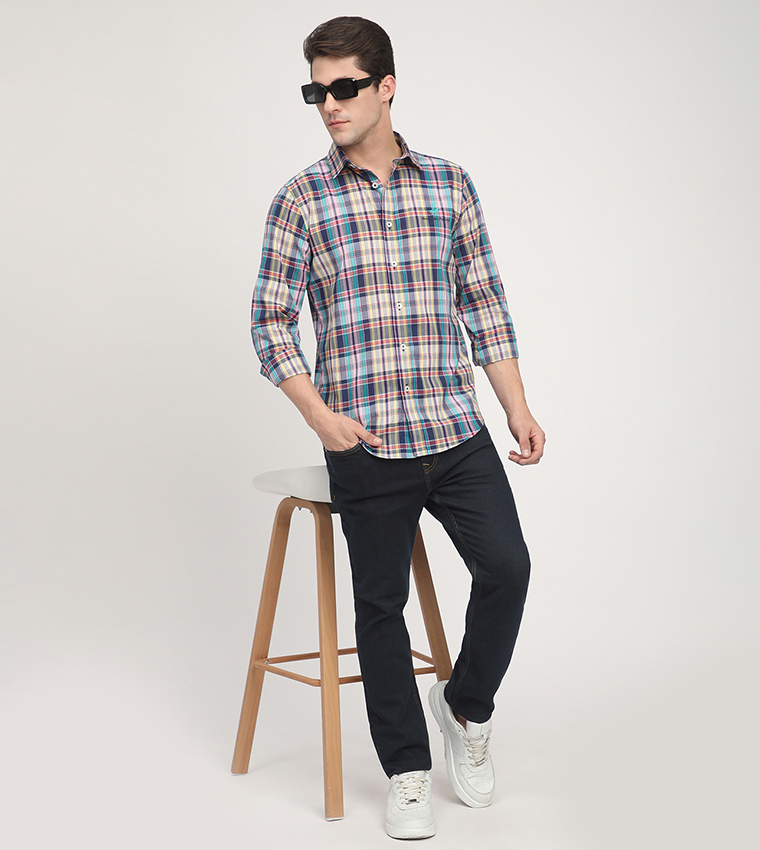 Plaid Long Sleeves Shirt