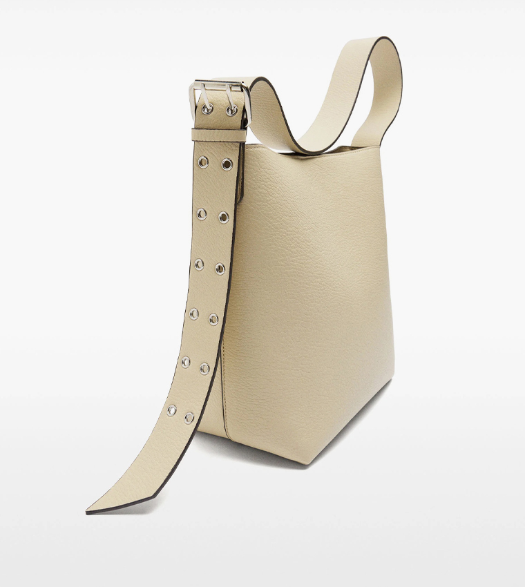 Textured Shoulder Bag