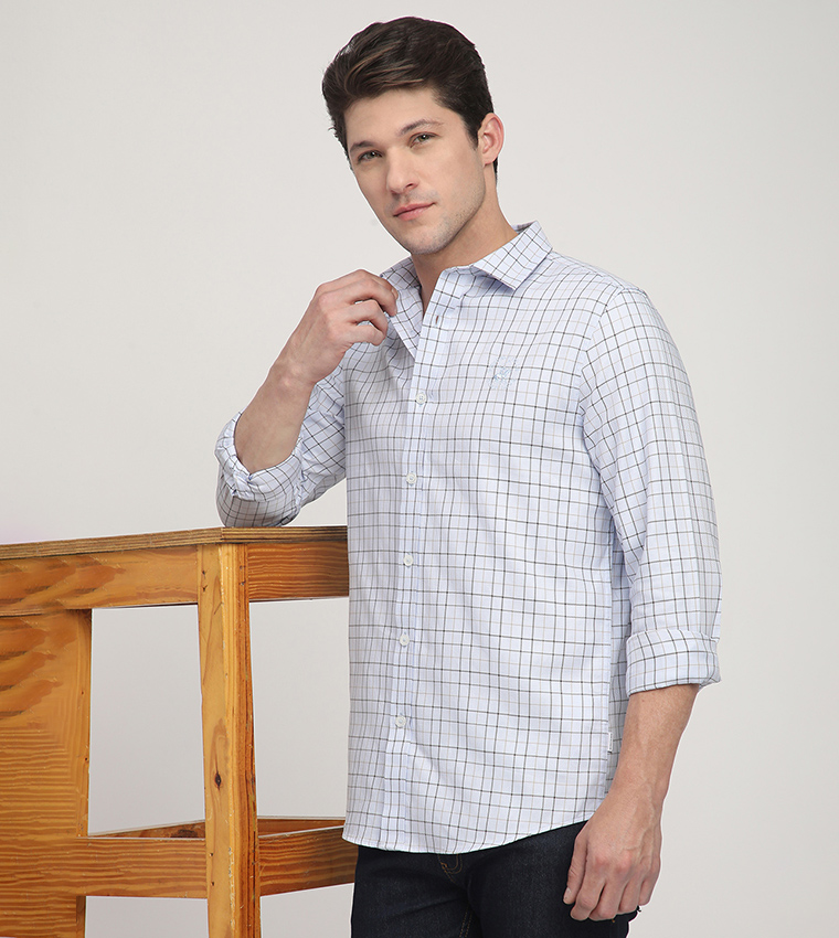 Plaid Long Sleeves Shirt