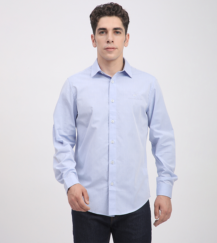 Patterned Long Sleeves Shirt