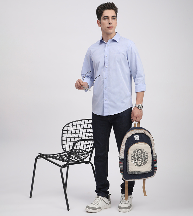 Patterned Long Sleeves Shirt