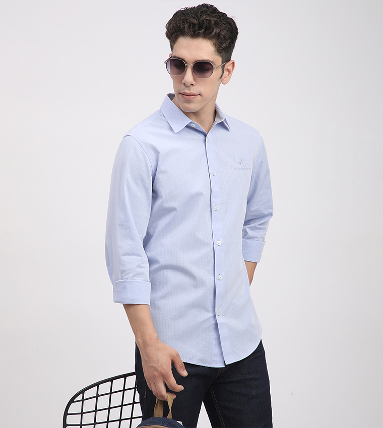 Patterned Long Sleeves Shirt