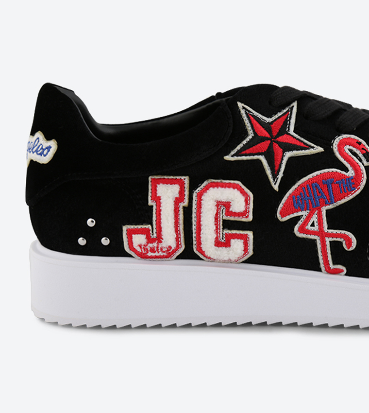 Applique Lace Up Sneakers