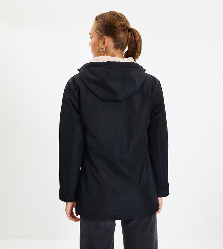 Hooded Sheepskin Parka