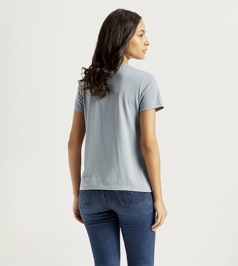 Logo Printed Crew Neck T-Shirt