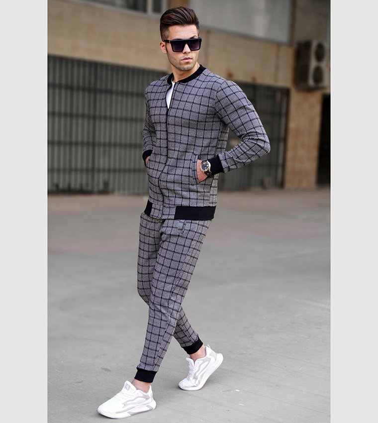 Plaid discount sweat suits