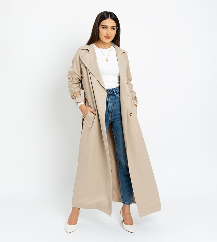 AMBERGLEAM Stand collar trench coat コート（Reversible Stand