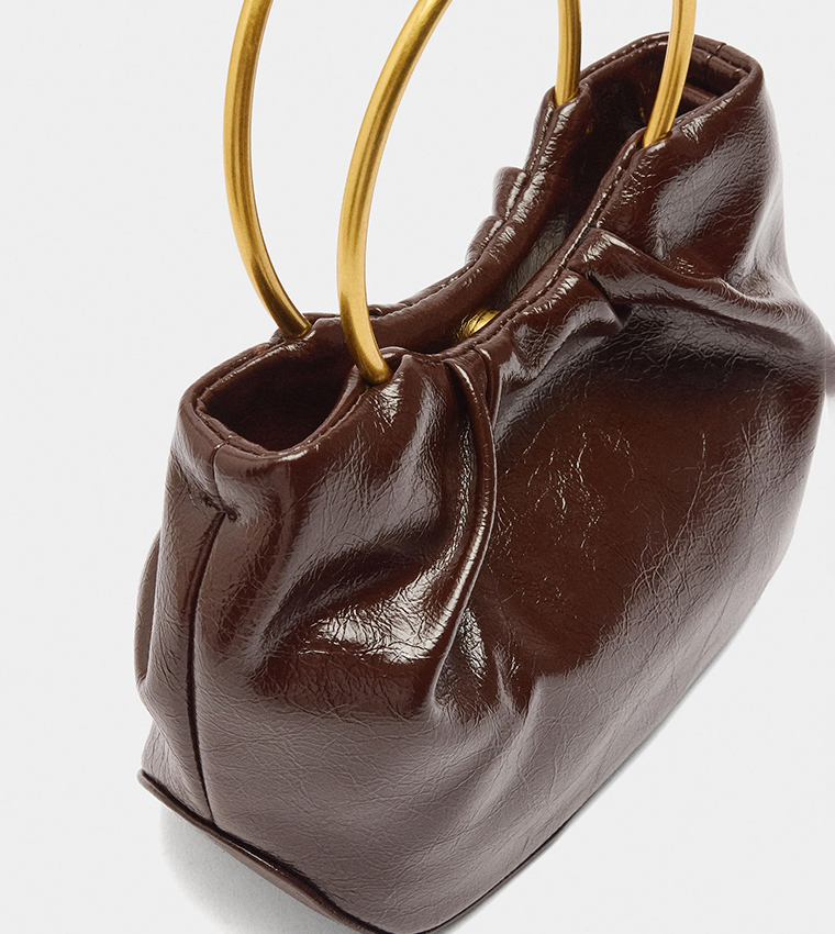 Textured Ring Handheld Bag